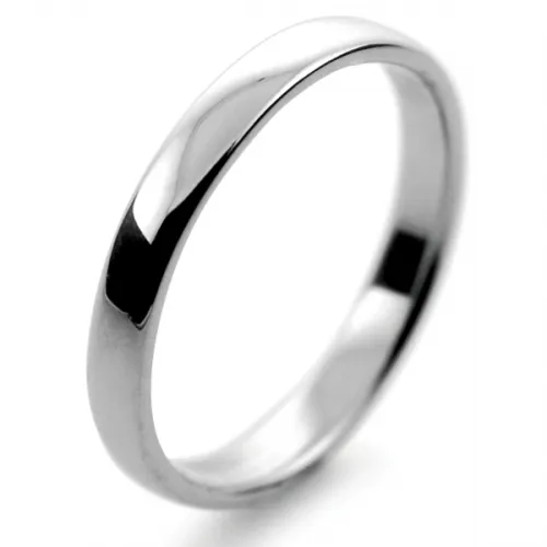 Slight or Soft Court Light -  2.5mm Gold Palladium Ring